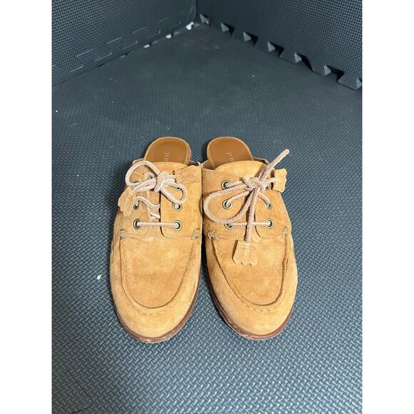 Jenni‎ Kayne Womens Suede Tassle Mule Slip On Shoes Suede Leather Size 36 US 6 - Picture 2 of 8